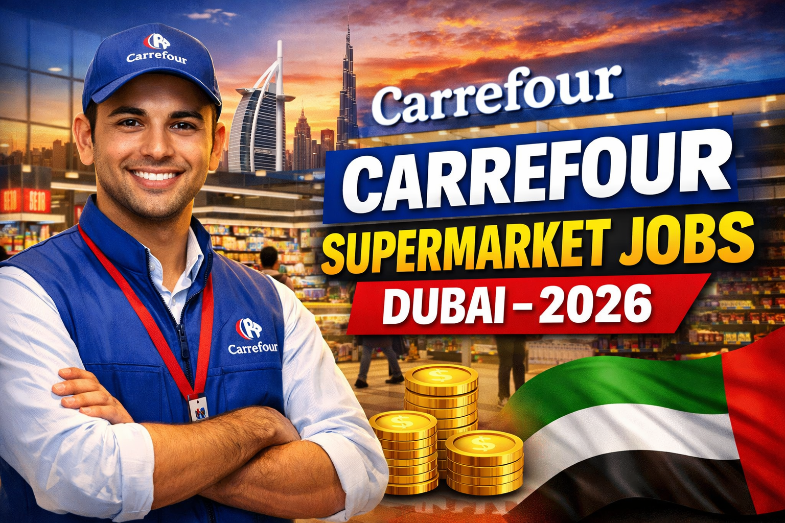 Carrefour Supermarket Jobs in Dubai – 2026 | Apply Now for Verified Openings