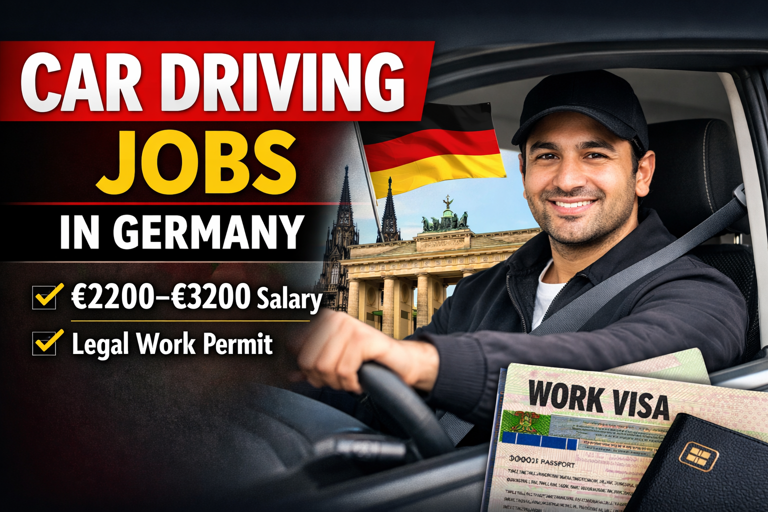 Car Driving Jobs in Germany – Apply for Legal Work Permit (2026)