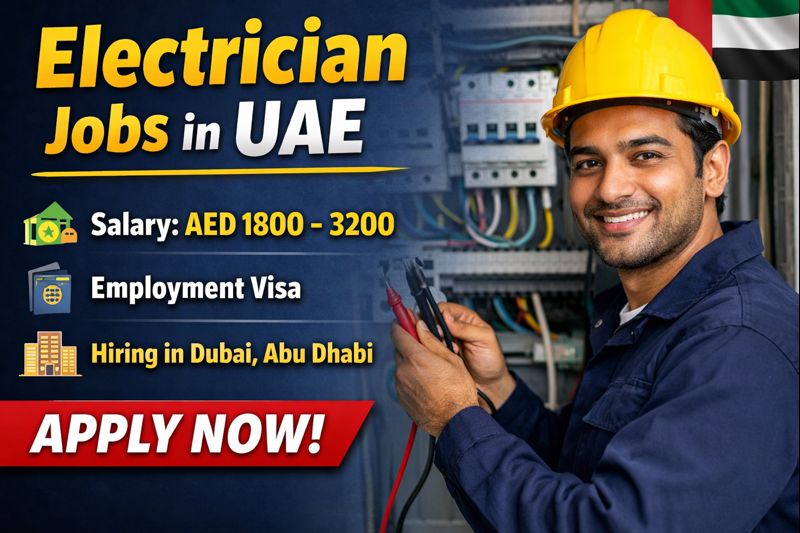 Electrician Jobs in UAE – Latest Vacancies for Freshers & Experienced Workers