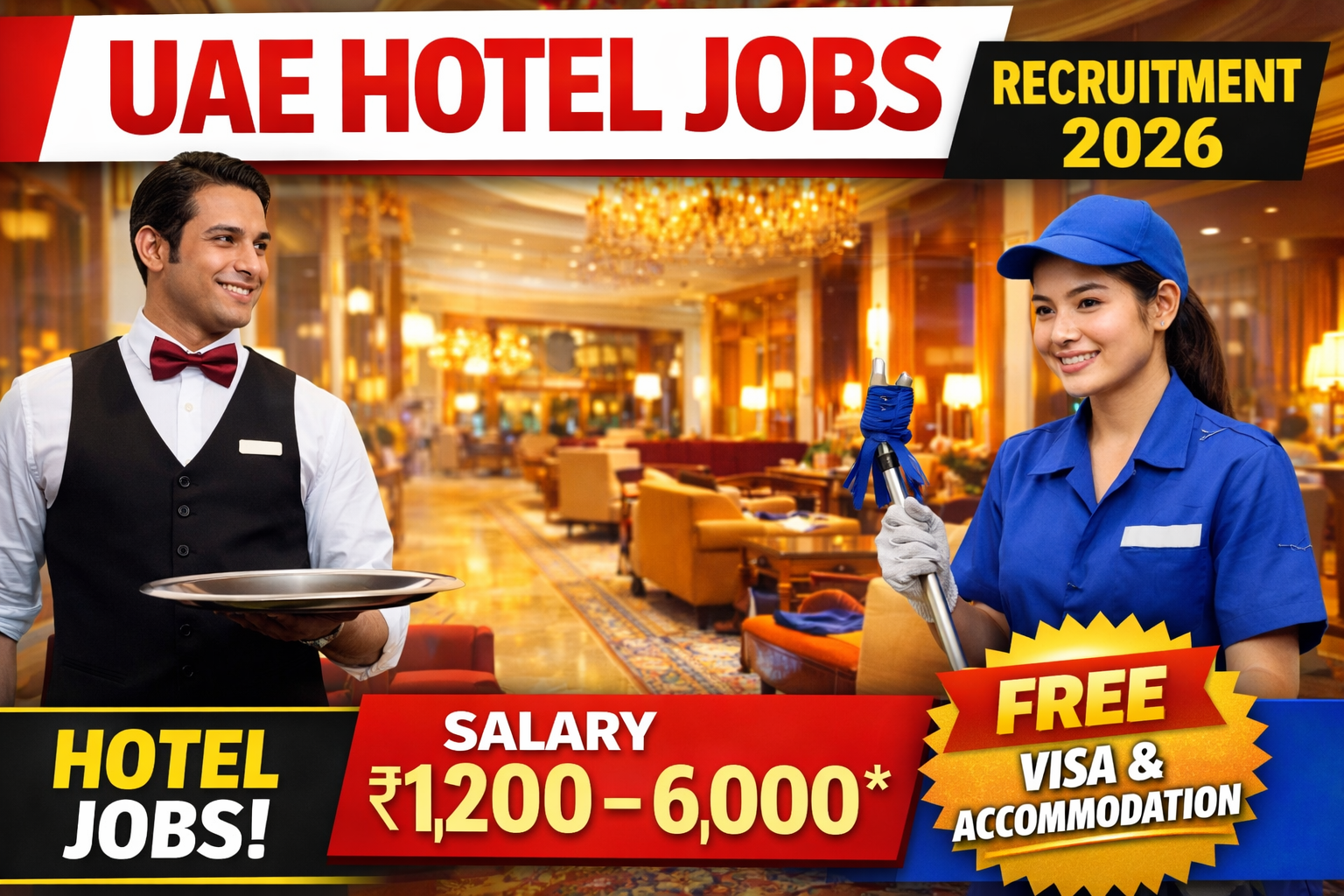 5 Star Hotel Jobs in Dubai, UAE: Salary, Vacancies, Work Hours and Career Opportunities
