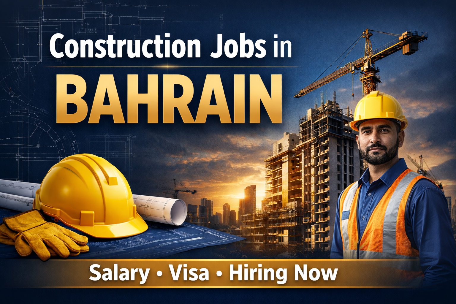 Construction Jobs in Bahrain: Salary, Work Visa, Eligibility, and Complete Job Guide