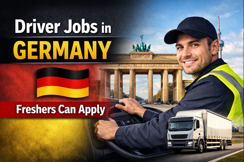 Driver Jobs in Germany – Freshers Can Apply (2026)