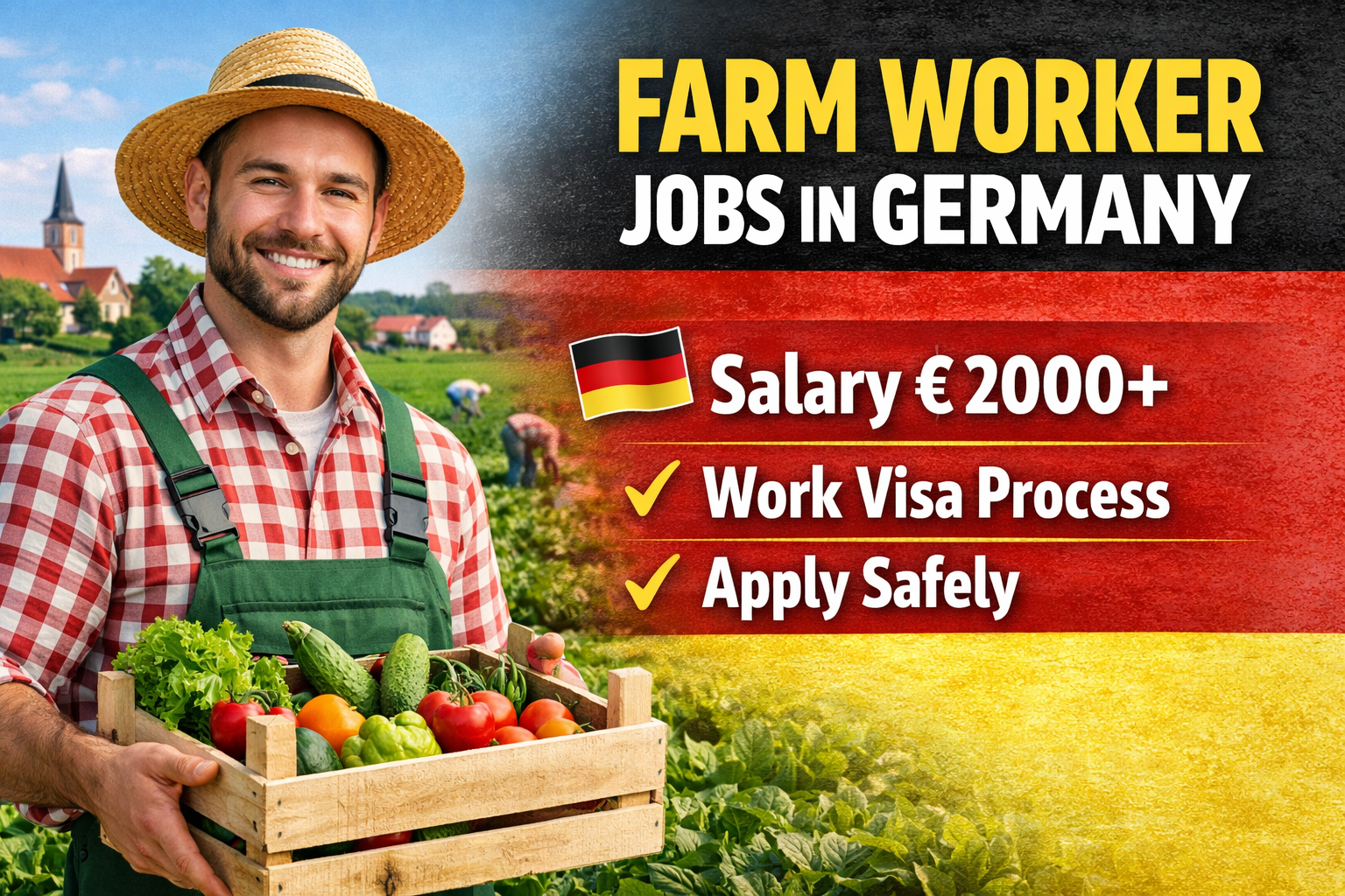 Farm Worker Jobs in Germany : Step-by-Step Application Guide