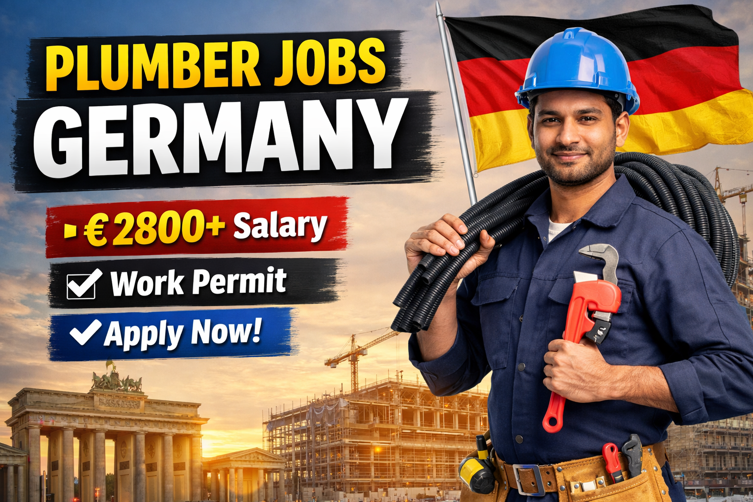 Plumber Jobs in Germany Construction Site: Salary, Visa & Legal Hiring Guide