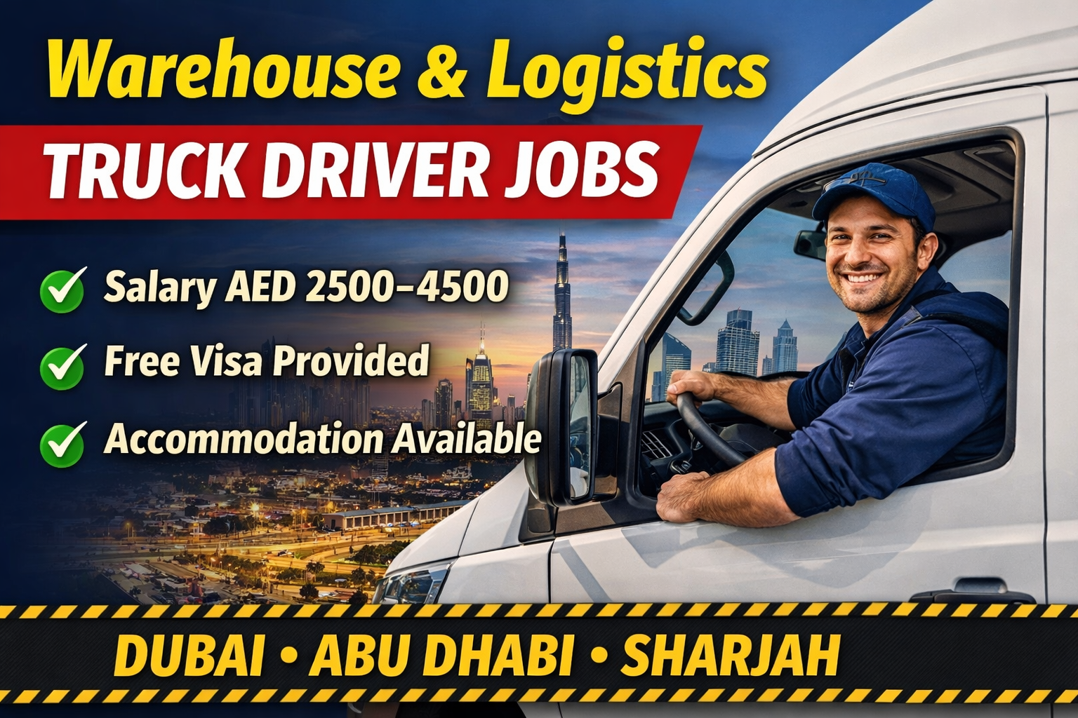 Warehouse and Logistics Truck Driver Jobs in UAE: Complete Job Guide for Candidates