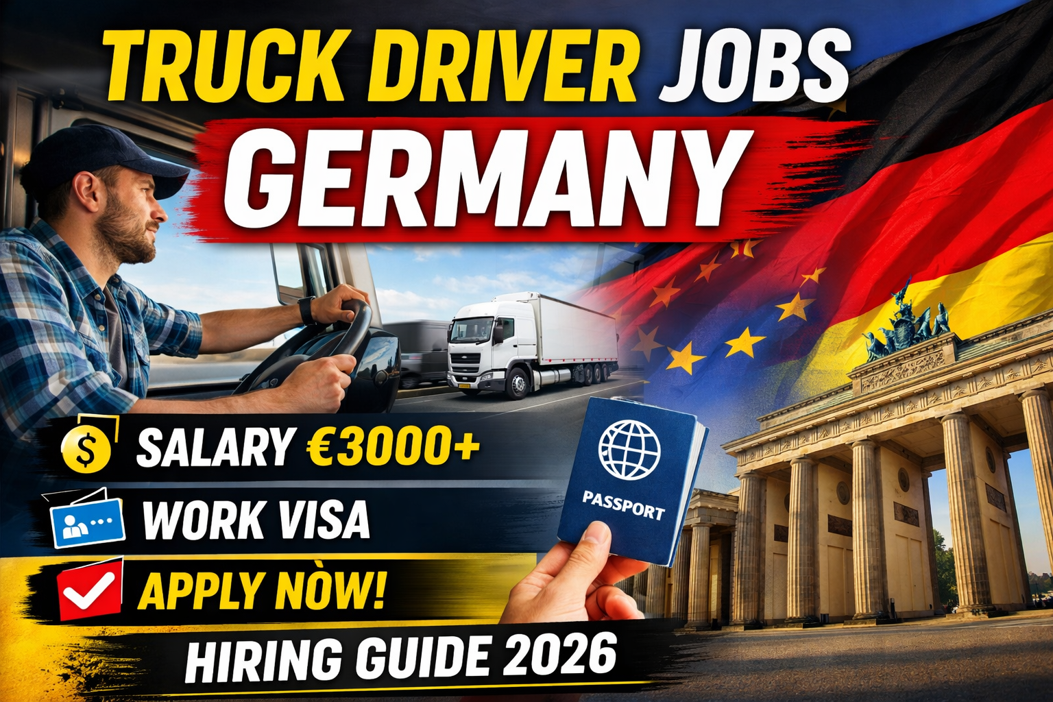 Truck Driver Jobs in Germany – Visa, Requirements & Hiring Guide