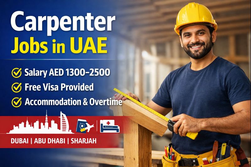 Carpenter Jobs in UAE – Latest Openings for Freshers & Experienced Workers
