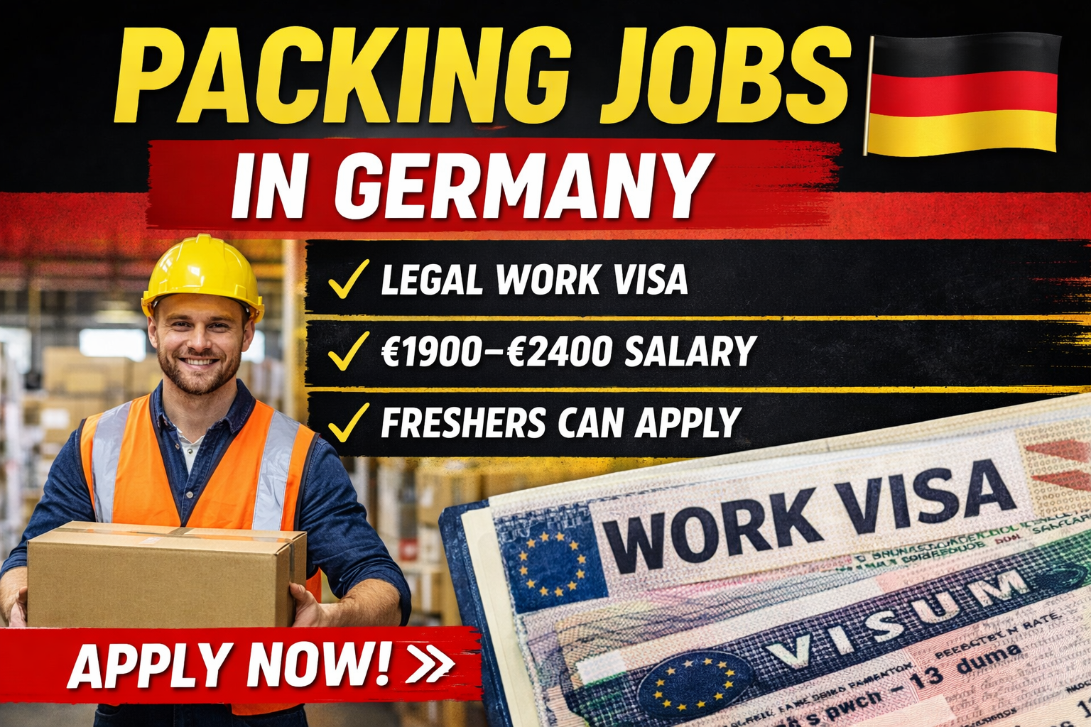 How to Get Packing Jobs in Germany: Complete Guide for Freshers and Workers