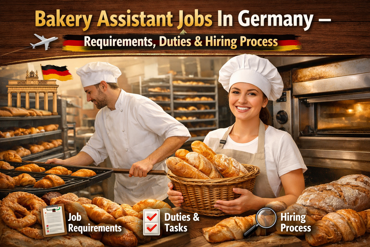 Bakery Assistant Jobs In Germany – Requirements, Duties & Hiring Process