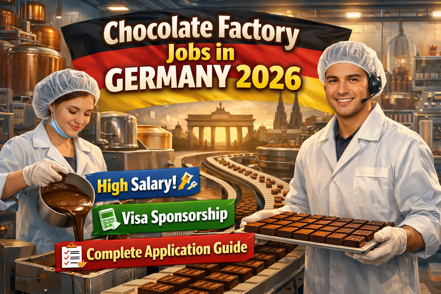 Chocolate Factory Jobs in Germany 2026: High Salary, Visa Sponsorship & Complete Application Guide