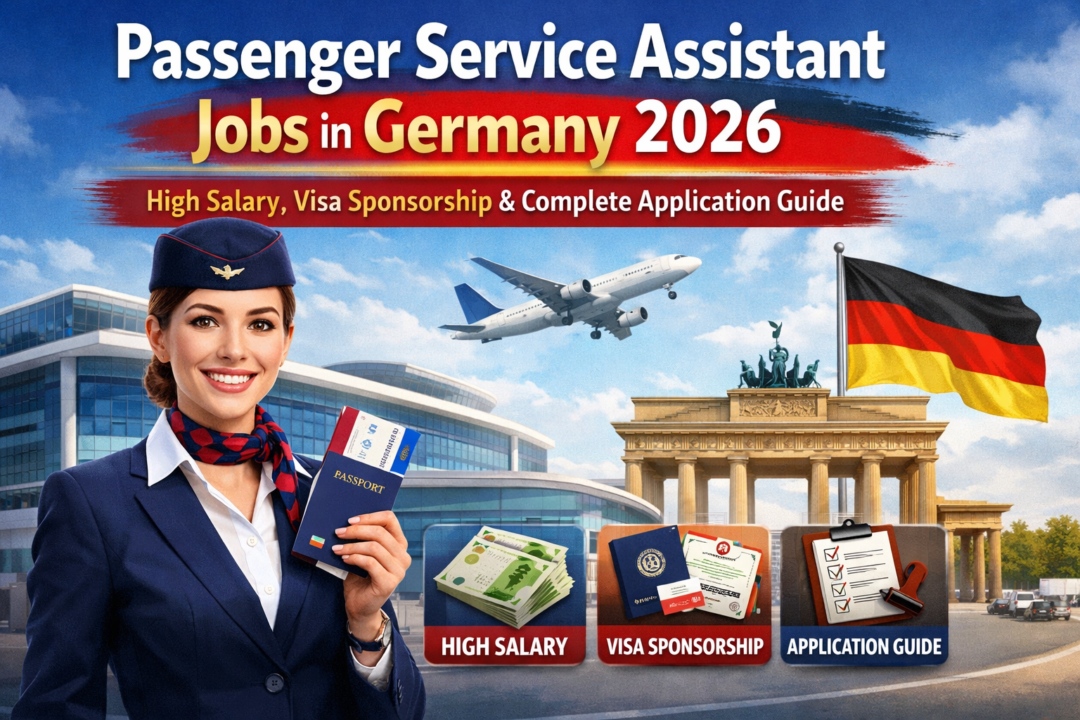 Passenger Service Assistant Jobs in Germany 2026: High Salary, Visa Sponsorship & Complete Application Guide