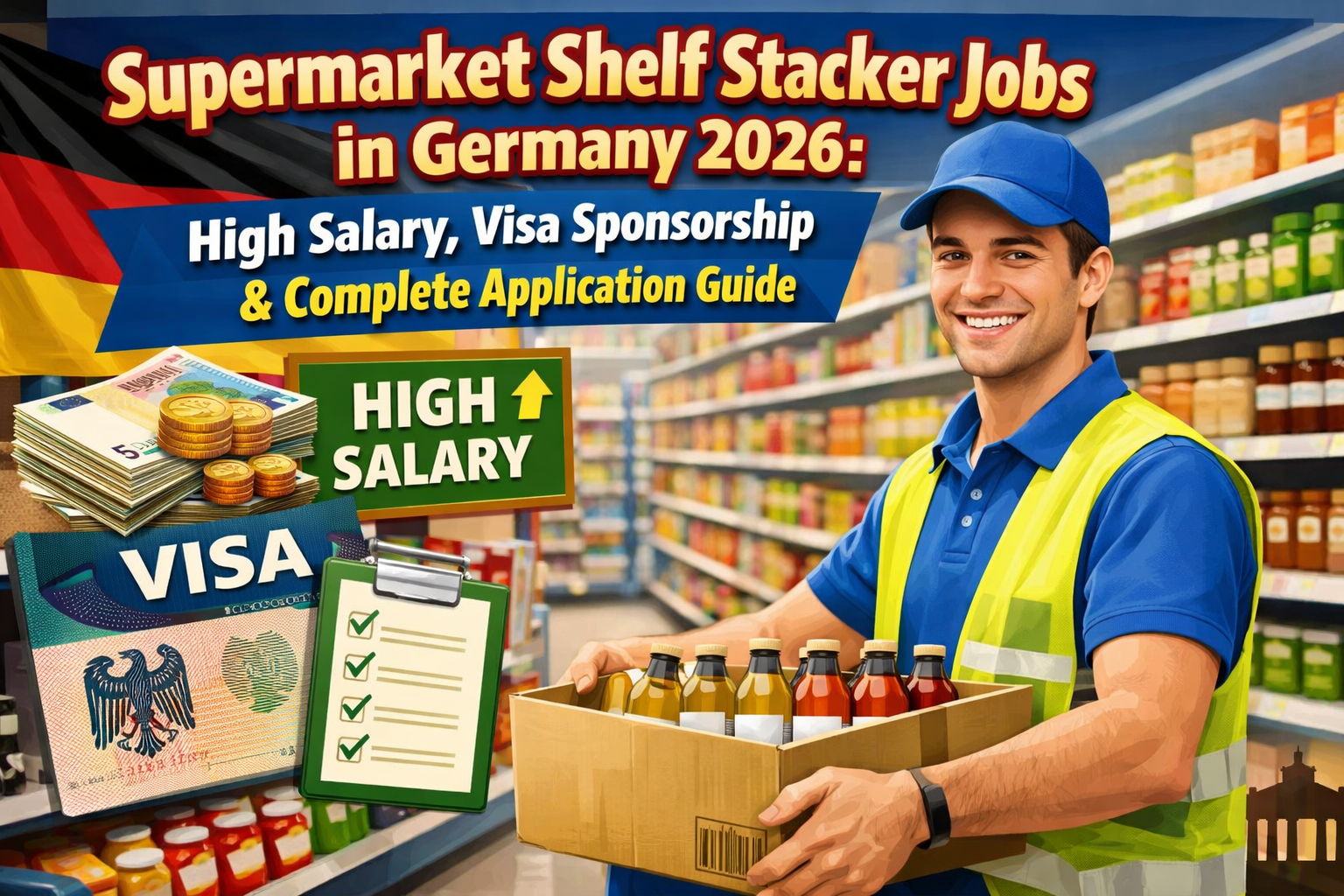 Supermarket Shelf Stacker Jobs in Germany 2026: High Salary, Visa Sponsorship & Complete Application Guide