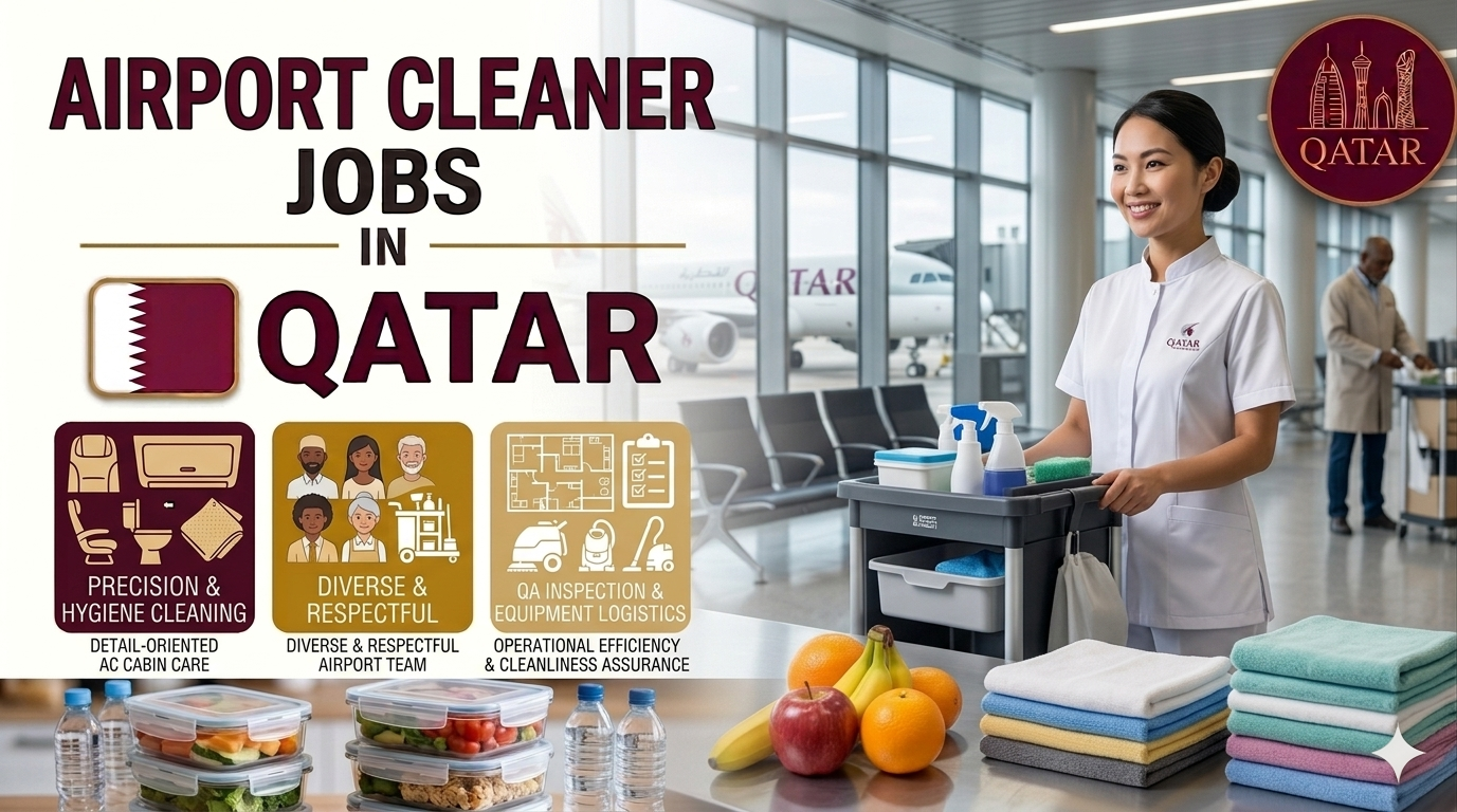 Airport Cleaner Jobs in Qatar | Direct Company Hiring 2026