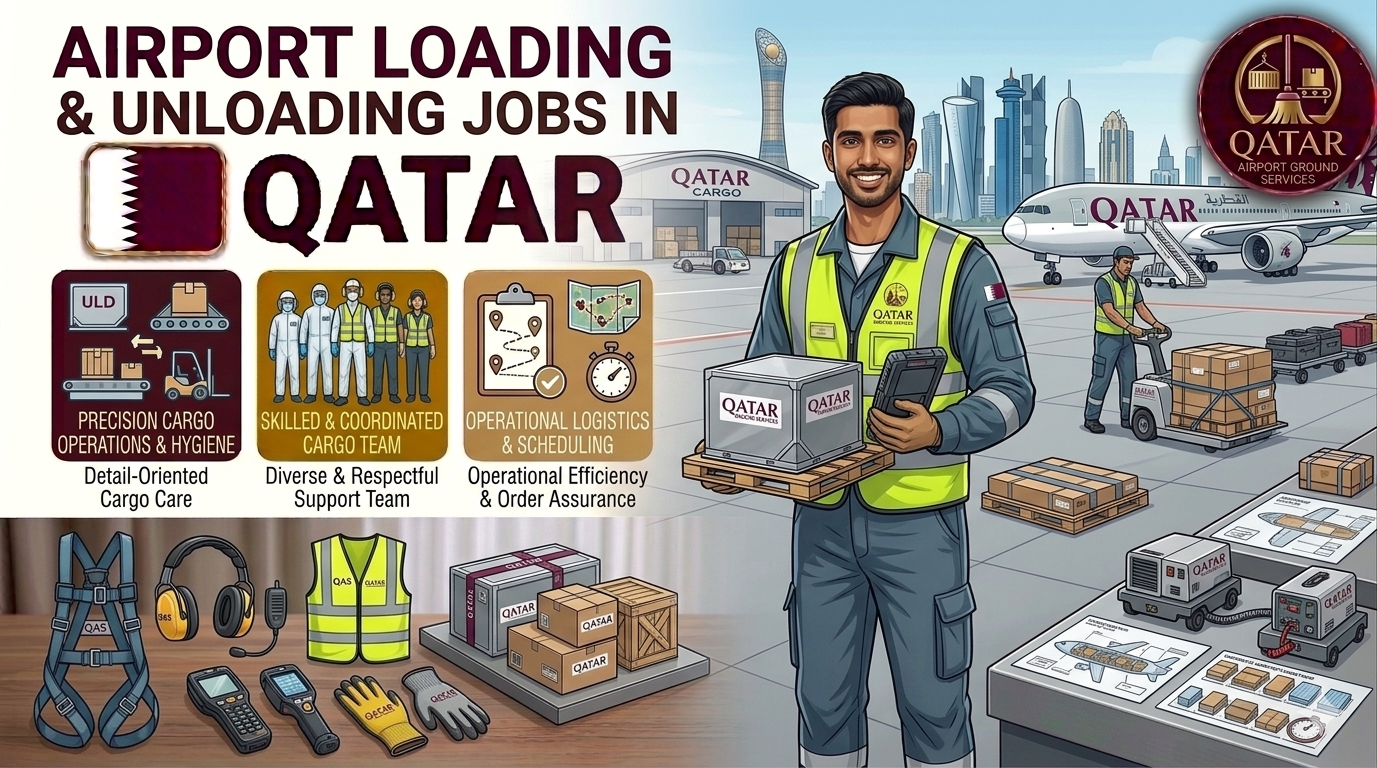Airport Loading & Unloading Jobs in Qatar Airport Staff Vacancies – Apply Now