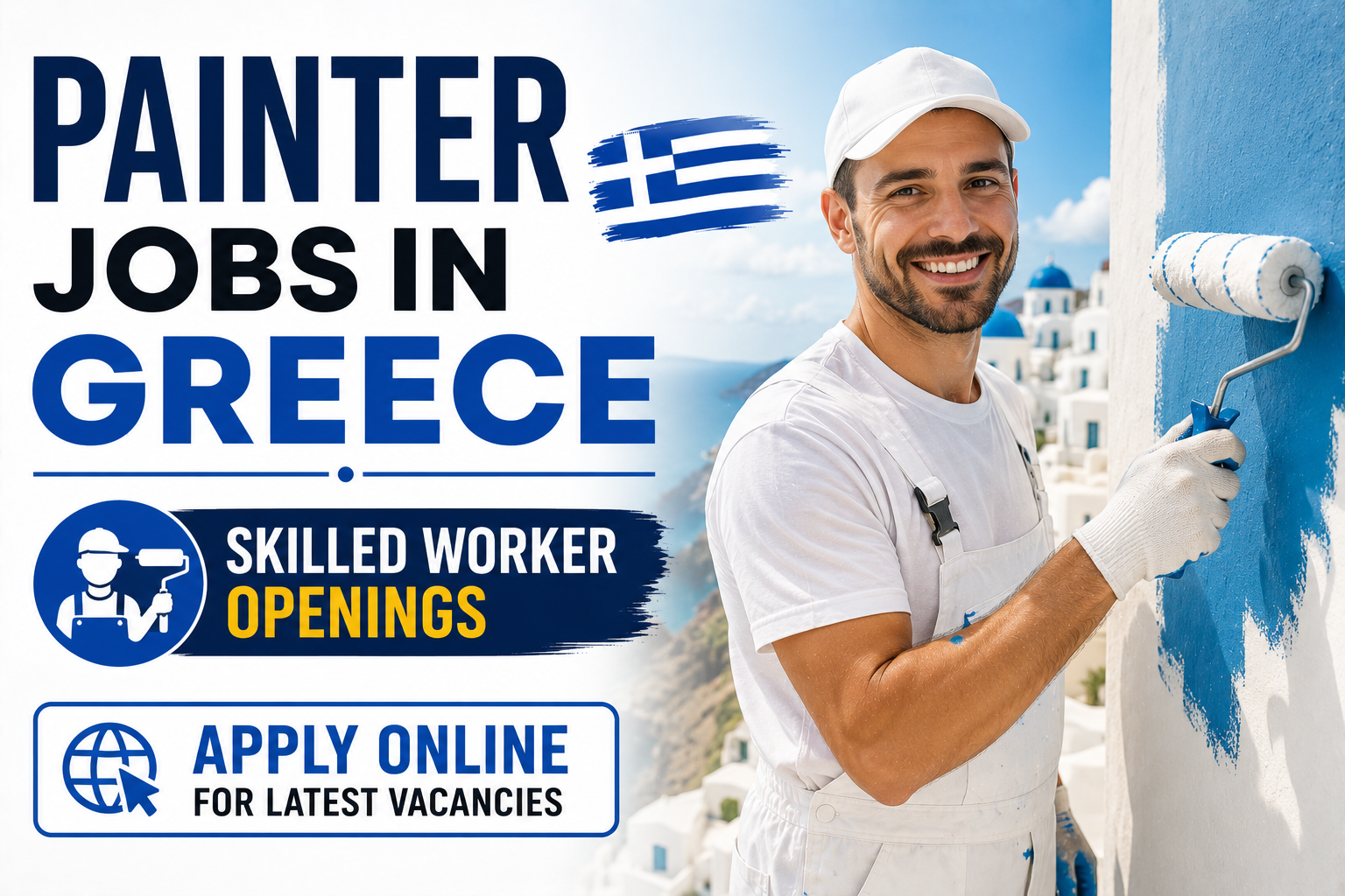 Painter Jobs in Greece – Skilled Worker Openings  Apply Online for Latest Vacancies
