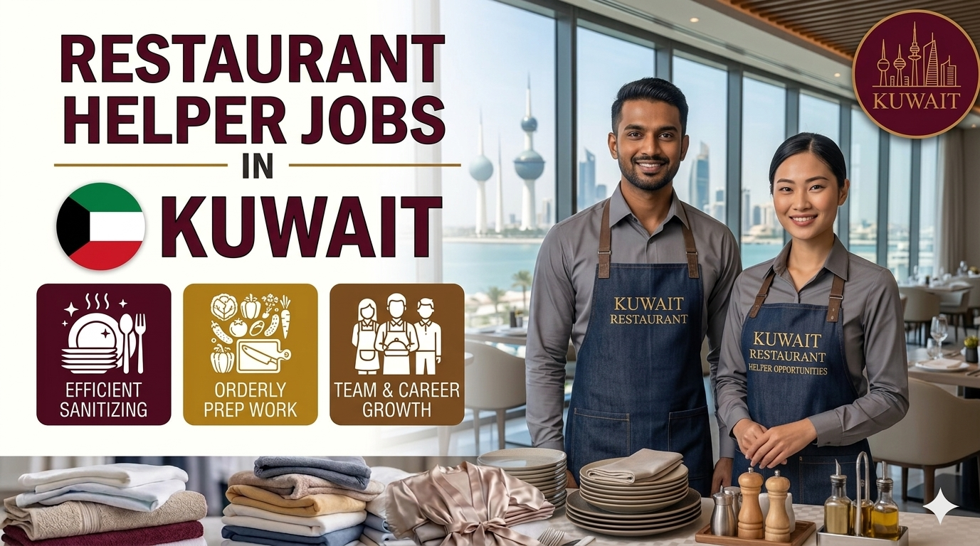 Restaurant Helper Jobs in Kuwait – Latest Openings – Apply Now