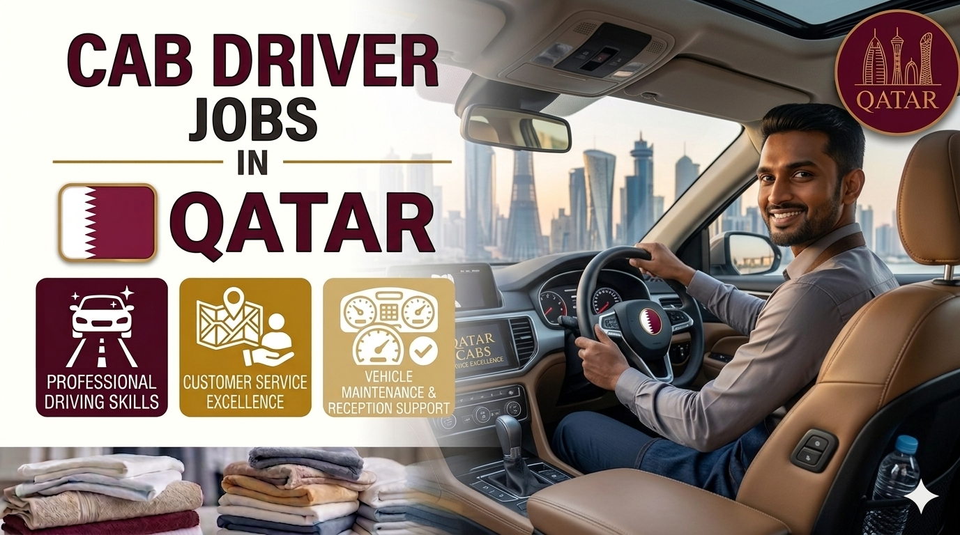 Cab Driver Jobs in Qatar – Transport Staff Vacancies – Apply Now