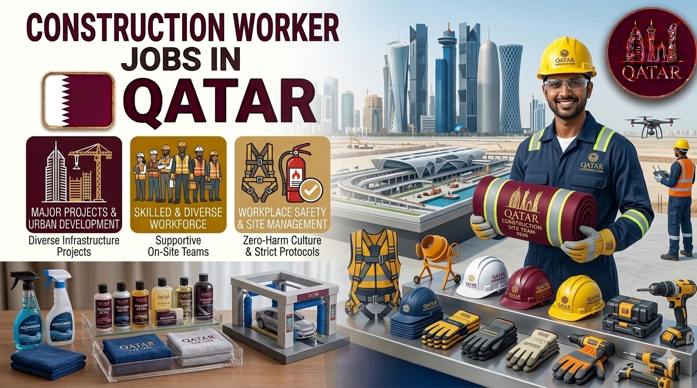 Construction Worker Jobs in Qatar – Latest Vacancies – Apply Now