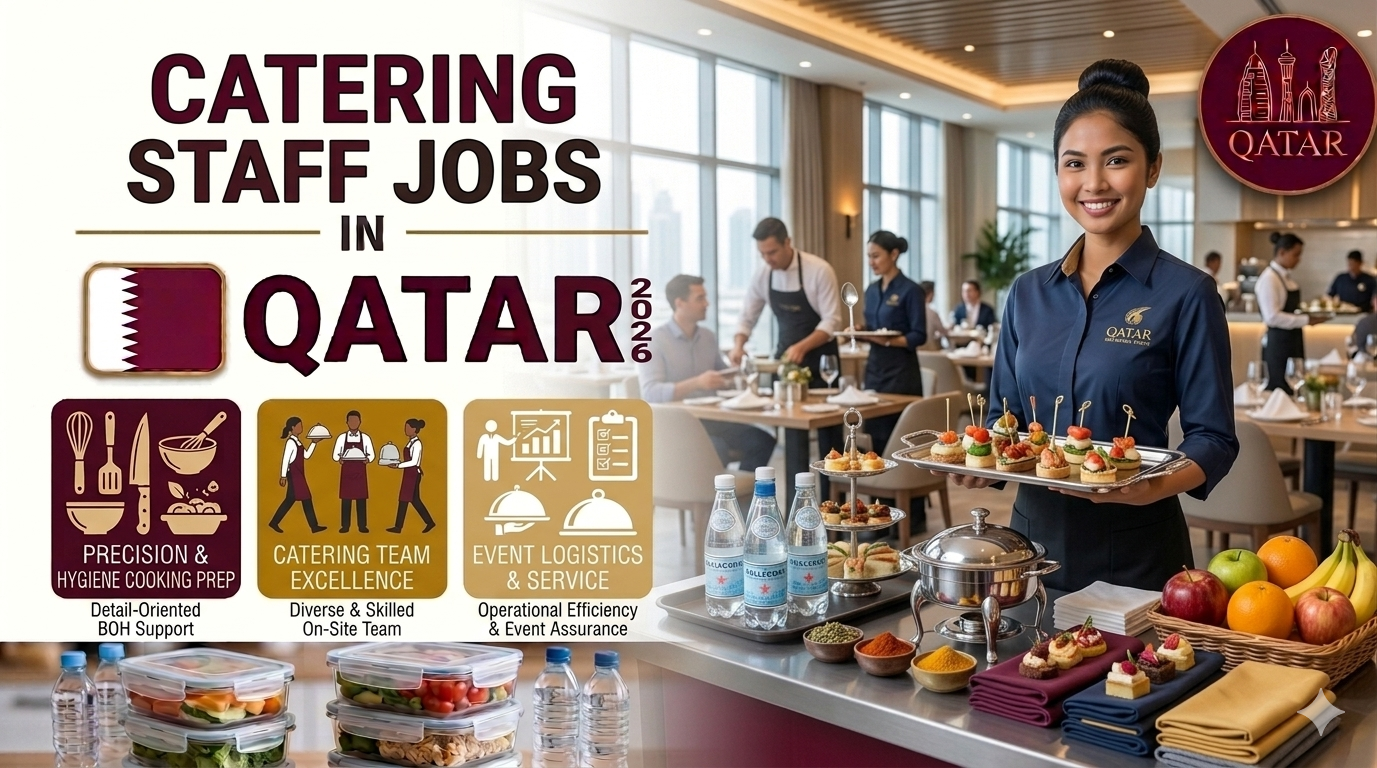 Catering Staff Jobs in Qatar 2026 | Company Benefits Included