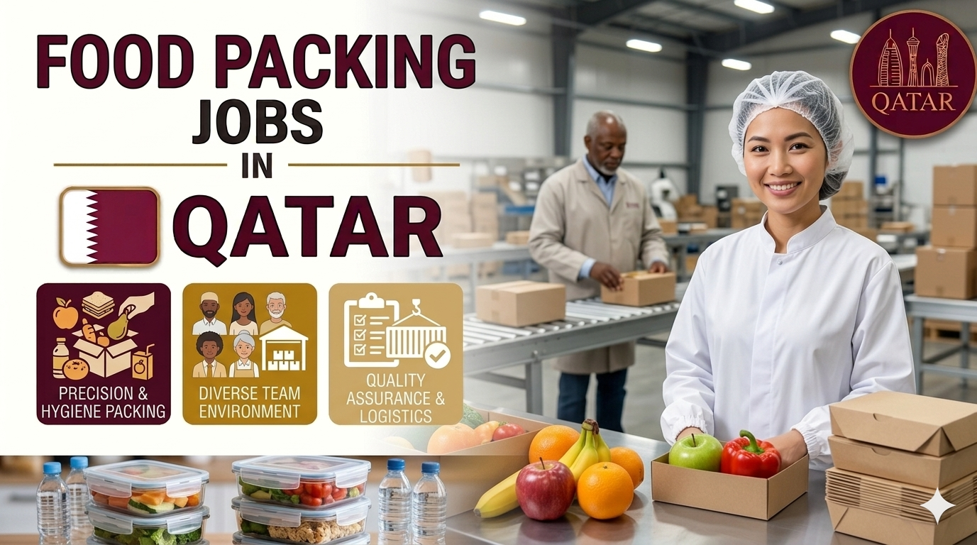 Food Packing Jobs in Qatar 2026 | Freshers Can Apply