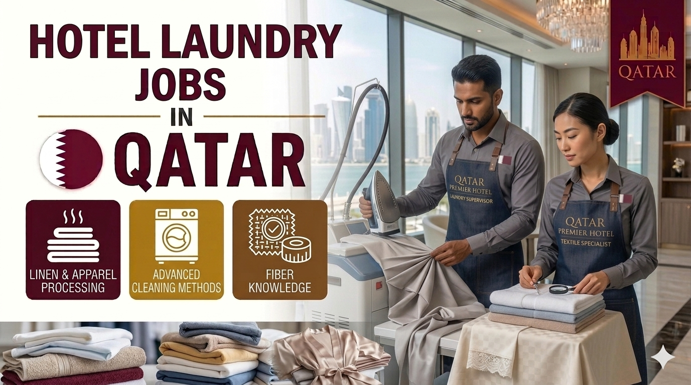 Hotel Laundry Jobs in Qatar – Latest Vacancies – Apply Online Today
