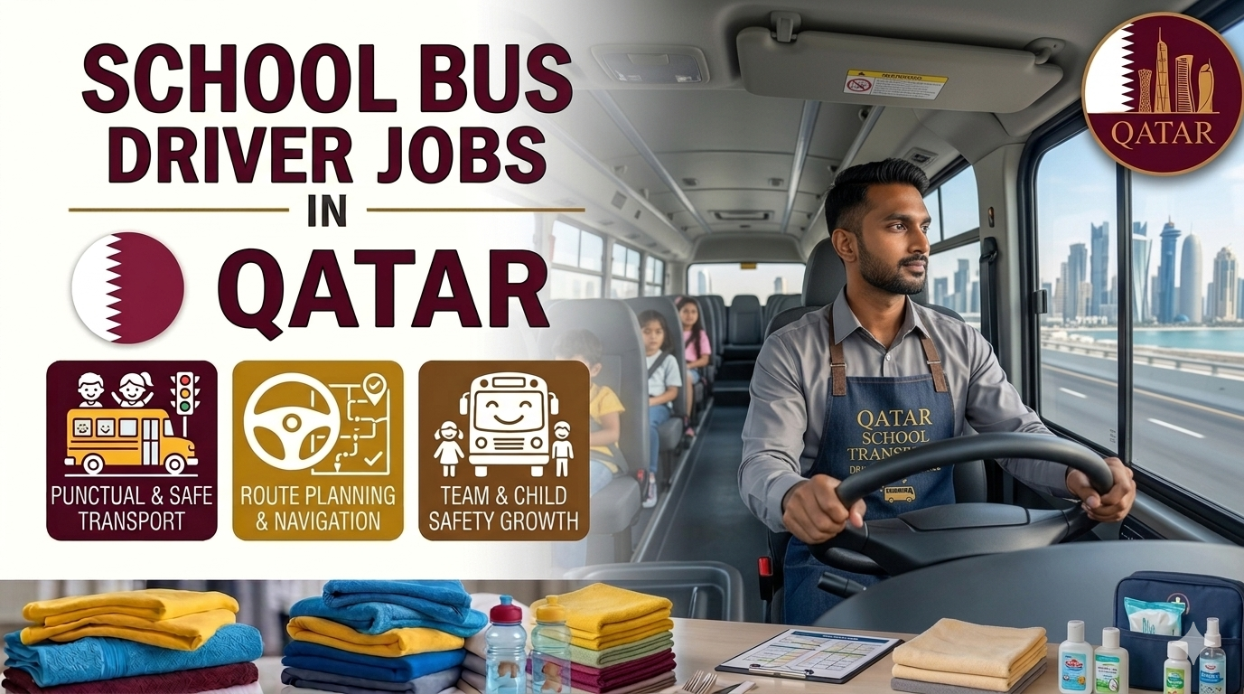 School Bus Driver Jobs in Qatar Latest Openings – Apply Now