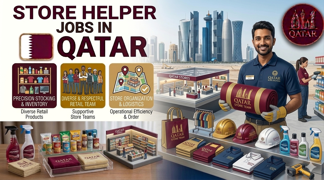 Store Helper Jobs in Qatar – Staff Vacancies – Apply Now