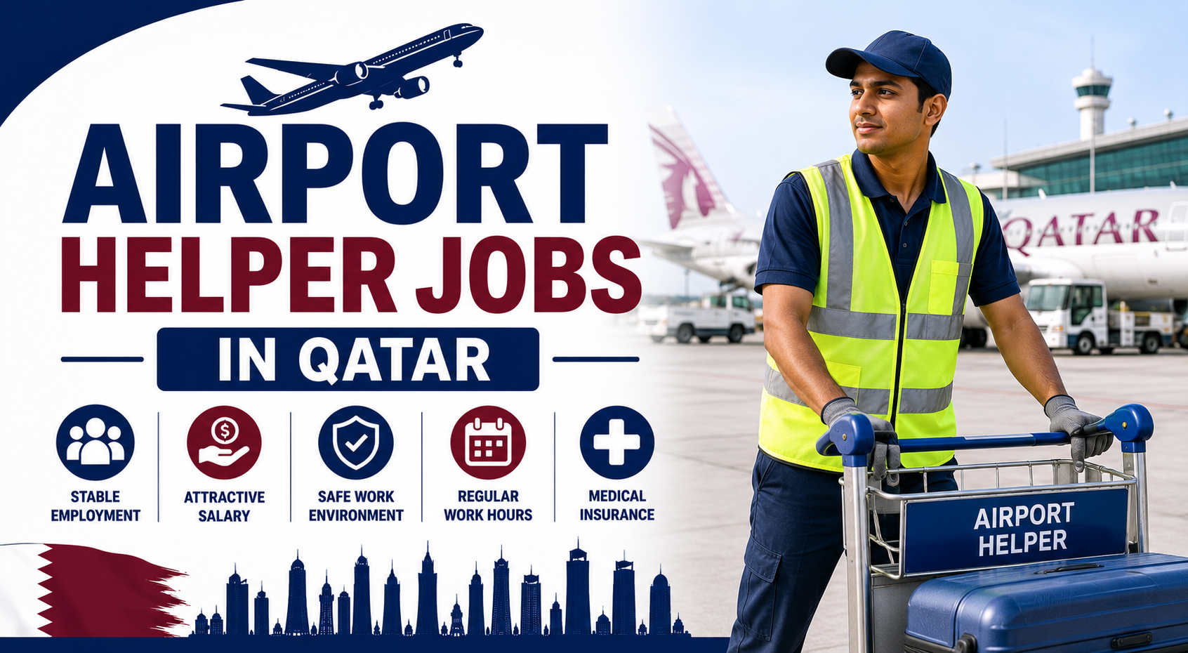 Airport Helper Jobs in Qatar | Immediate Joining Opportunities