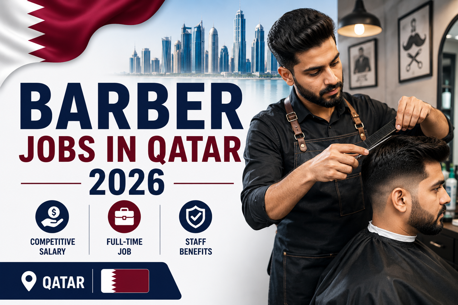 Barber Jobs in Qatar 2026 | Grooming Industry Opportunities