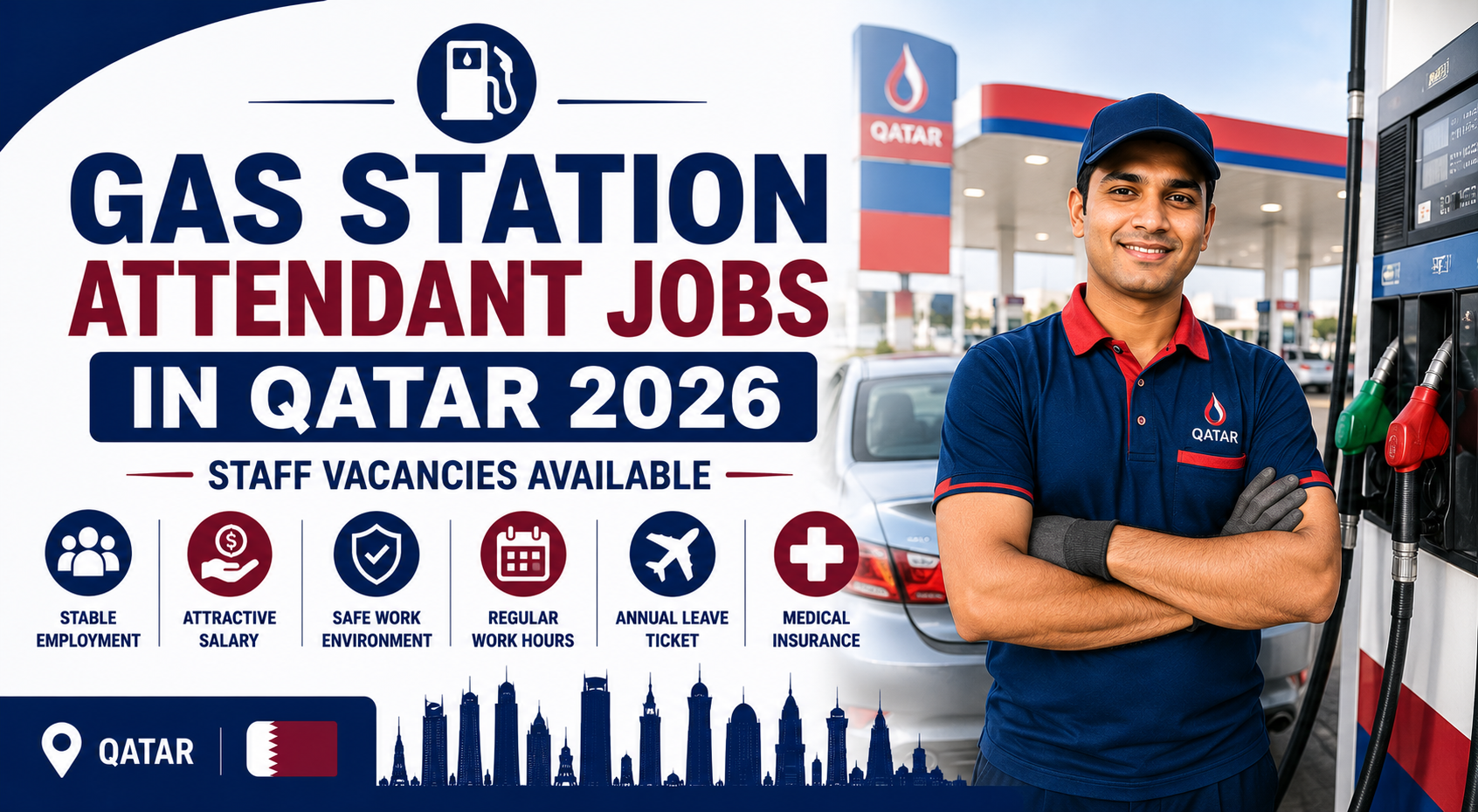 Gas Station Attendant Jobs in Qatar 2026 | Staff Vacancies Available