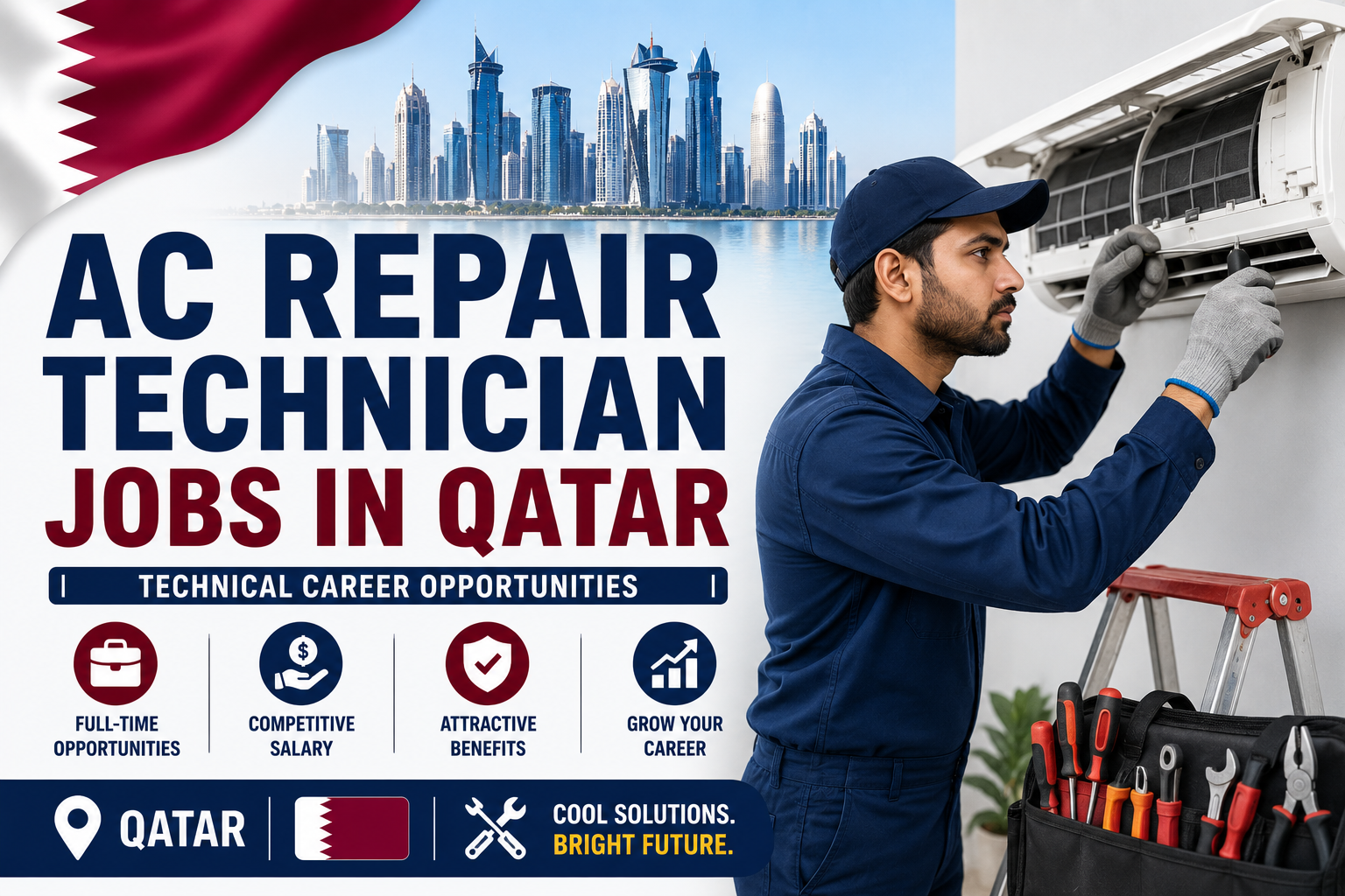 AC Repair Technician Jobs in Qatar | Technical Career Opportunities