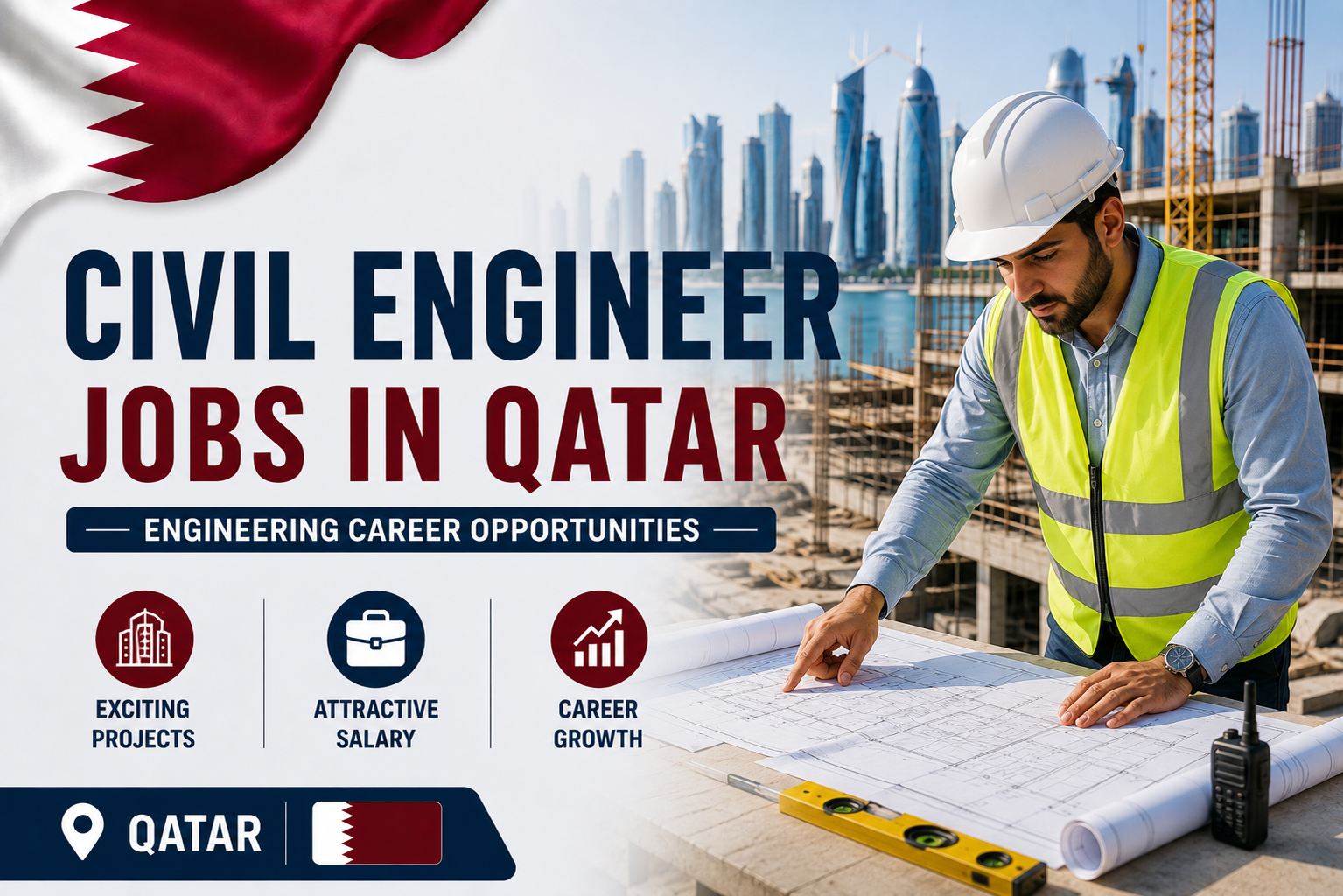 Civil Engineer Jobs in Qatar | Engineering Career Opportunities