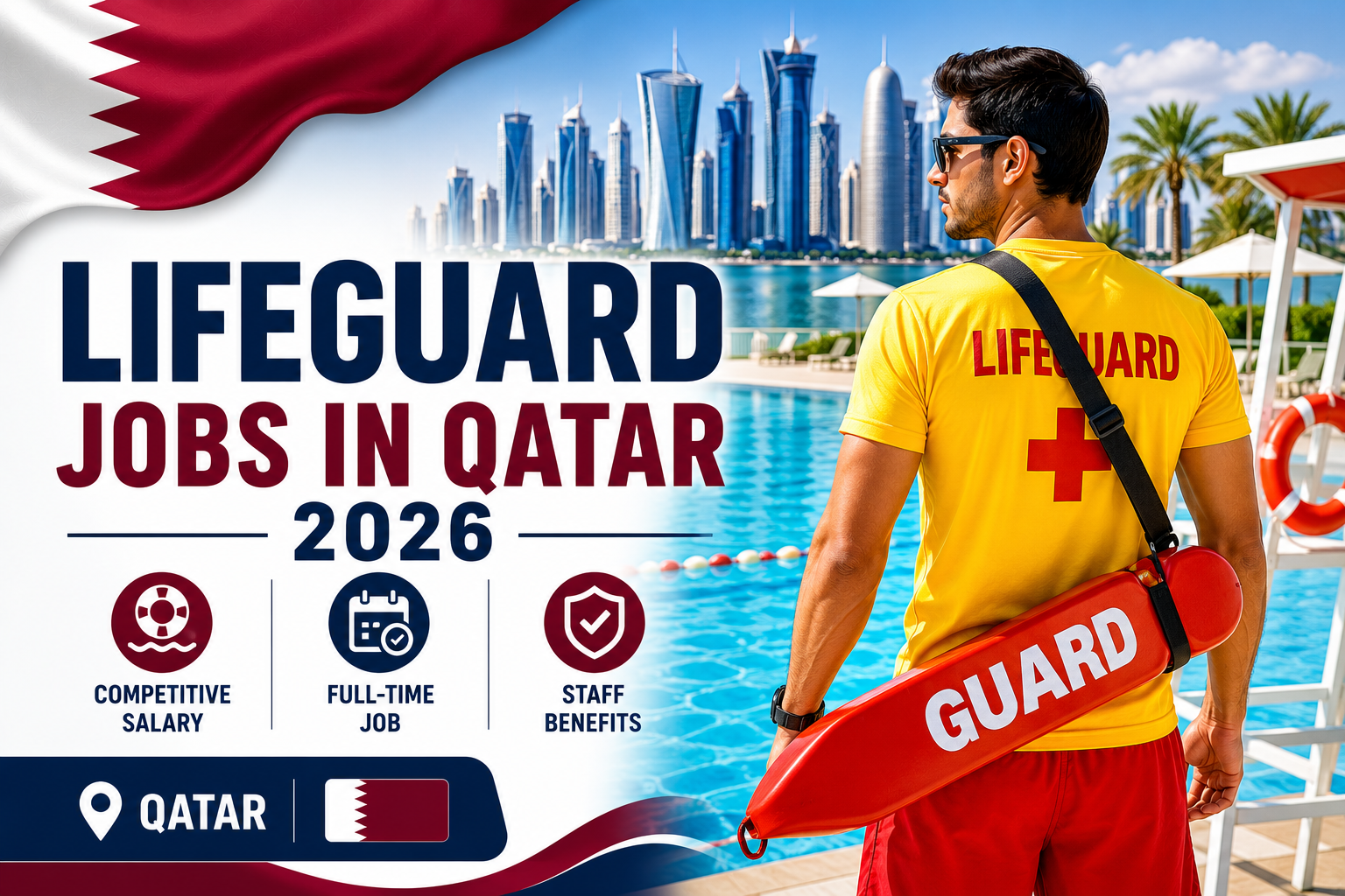 Lifeguard Jobs in Qatar 2026 | Recreation Staff Vacancies