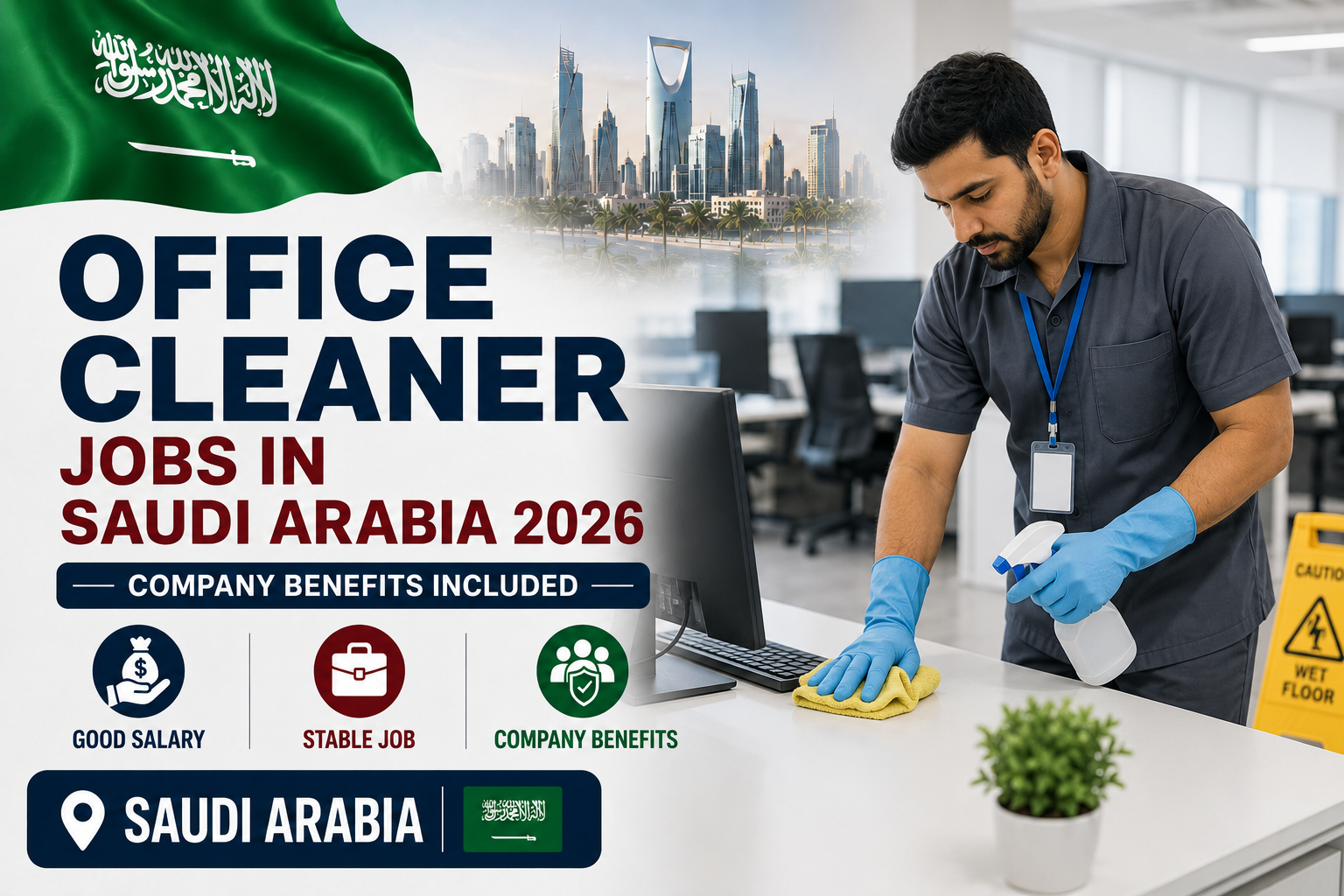 Office Cleaner Jobs in Saudi Arabia | Facility Staff Opportunities