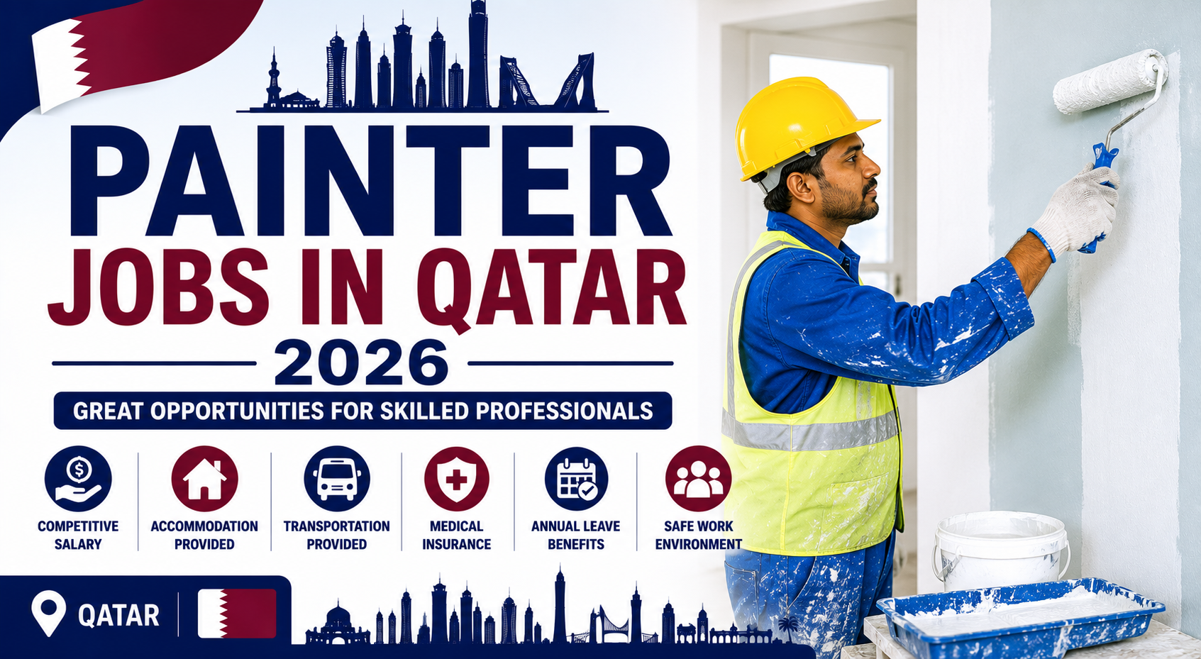 Painter Jobs in Qatar 2026 | Skilled Worker Vacancies