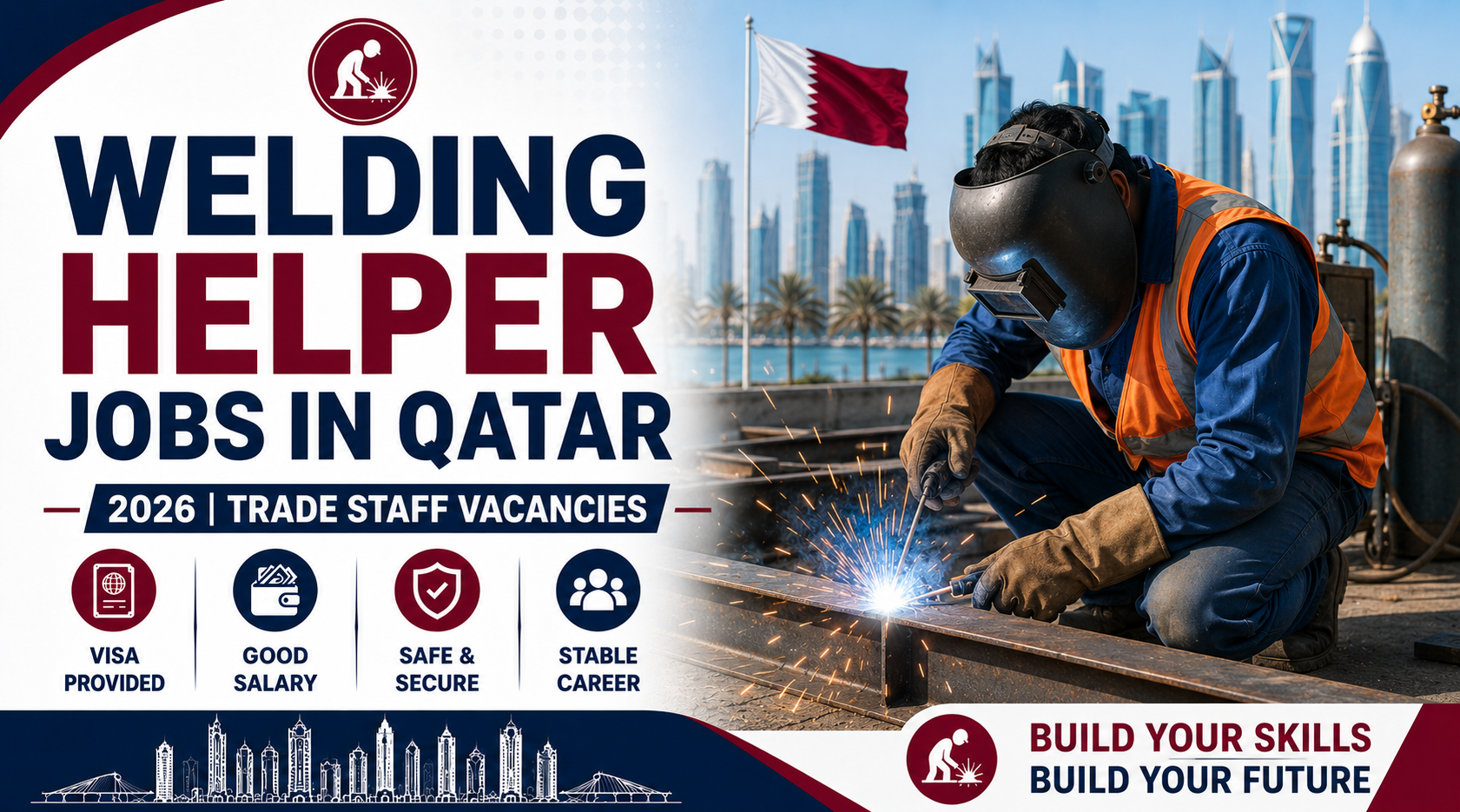 Welding Helper Jobs in Qatar 2026 | Trade Staff Vacancies