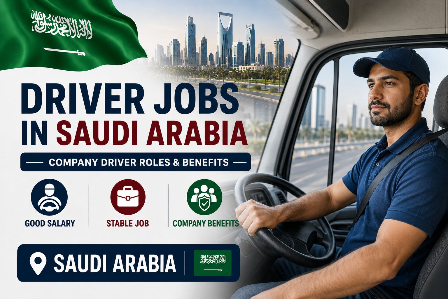 Driver Jobs in Saudi Arabia | Company Driver Roles & Benefits