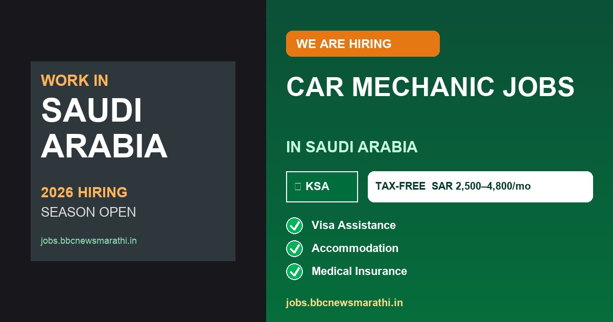 Car Mechanic Jobs in Saudi Arabia | Automotive Career Opportunities