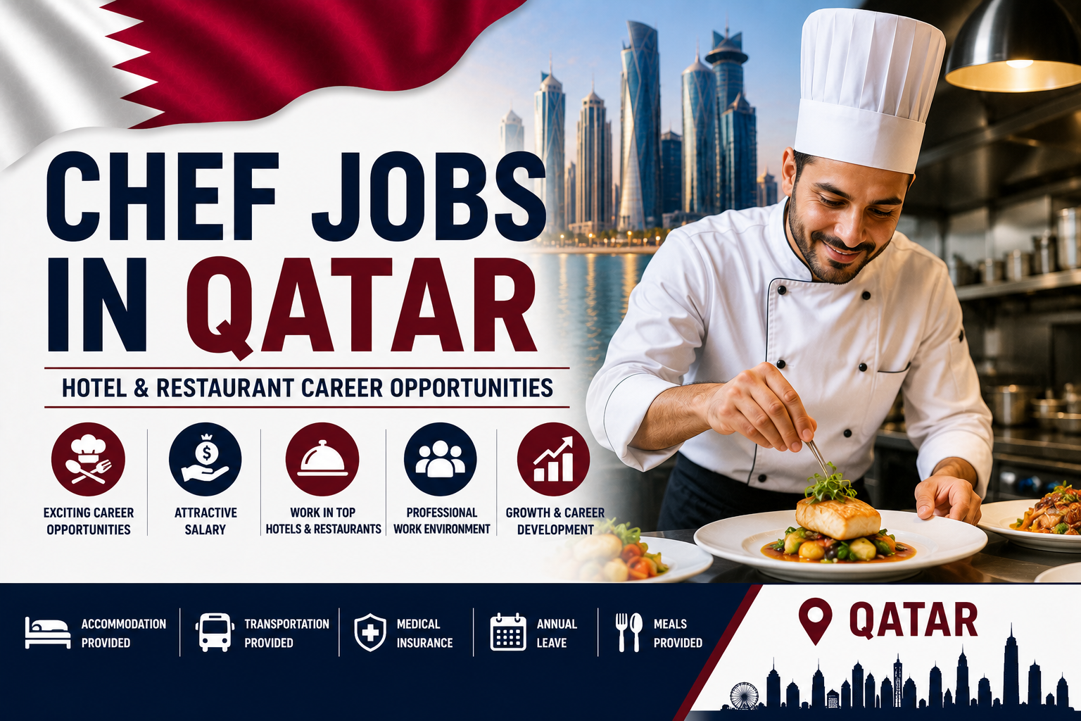 Chef Jobs in Qatar | Hotel & Restaurant Career Opportunities