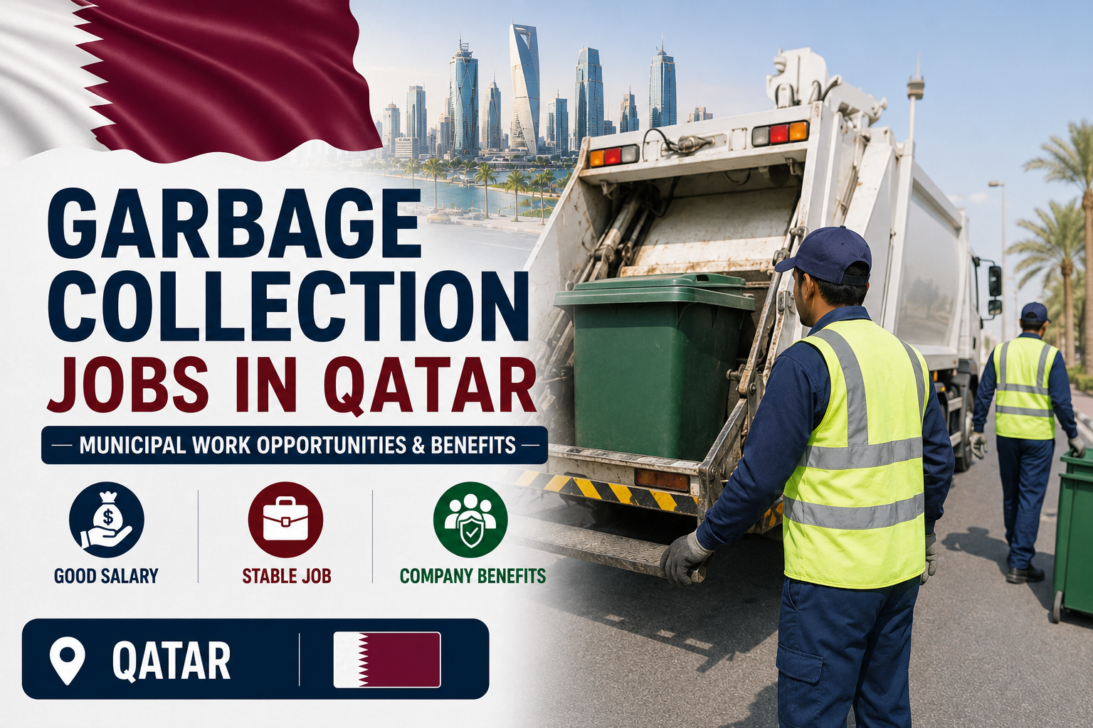 Garbage Collection Jobs in Qatar | Municipal Work Opportunities & Benefits